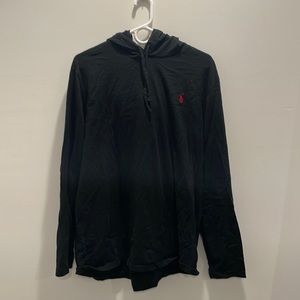 Polo Ralph Lauren Black XL Hooded Long Sleeve TShirt